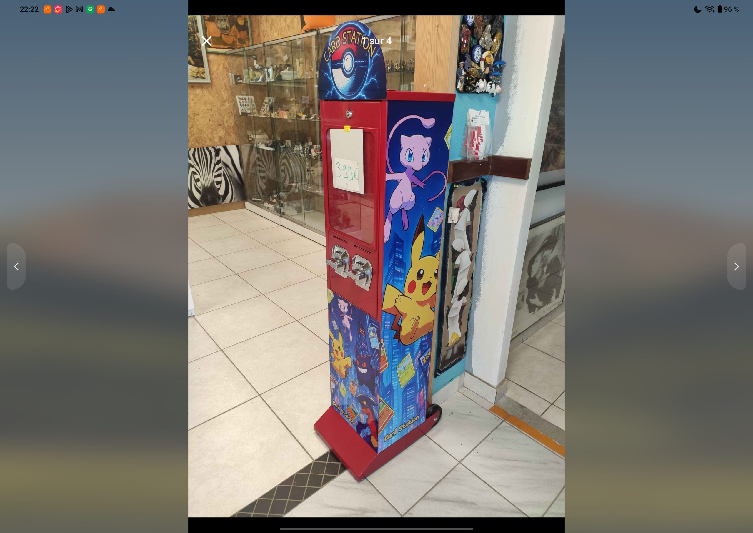 Card Station Machine à cartes