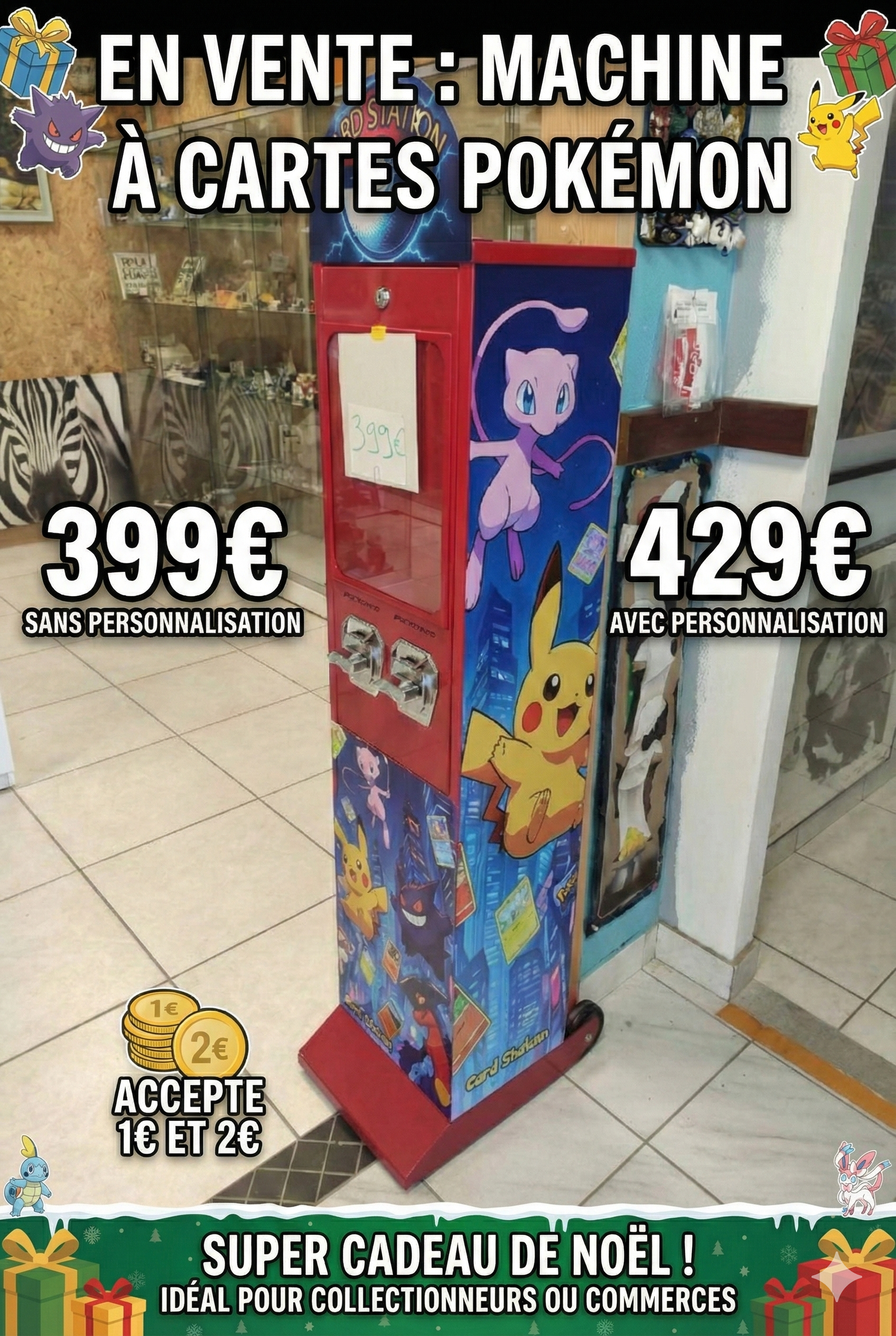 Distributeur Pokémon
